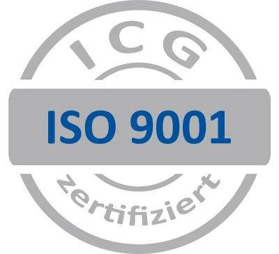 ISO 9001 zertifiziertes Qualitätsmanagement